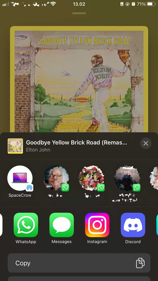 cara share apple music ke instagram story
