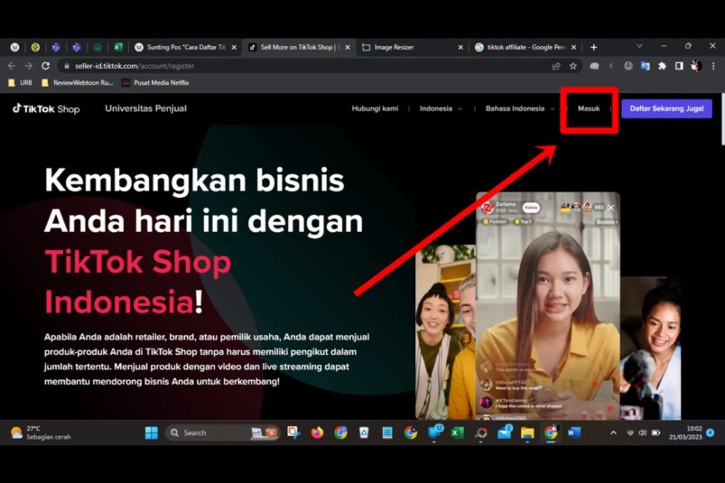 Cara daftar tiktok affiliate trik jualan viral di tiktok tanpa nyetok