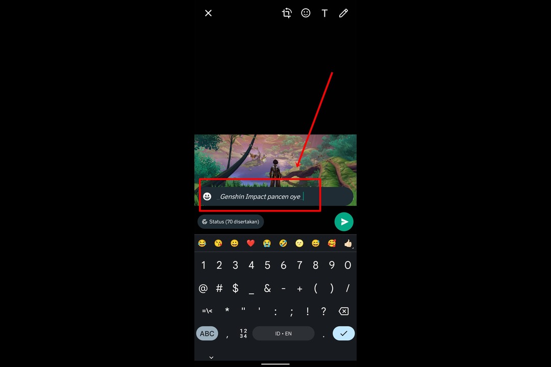 cara membuat tulisan miring di wa