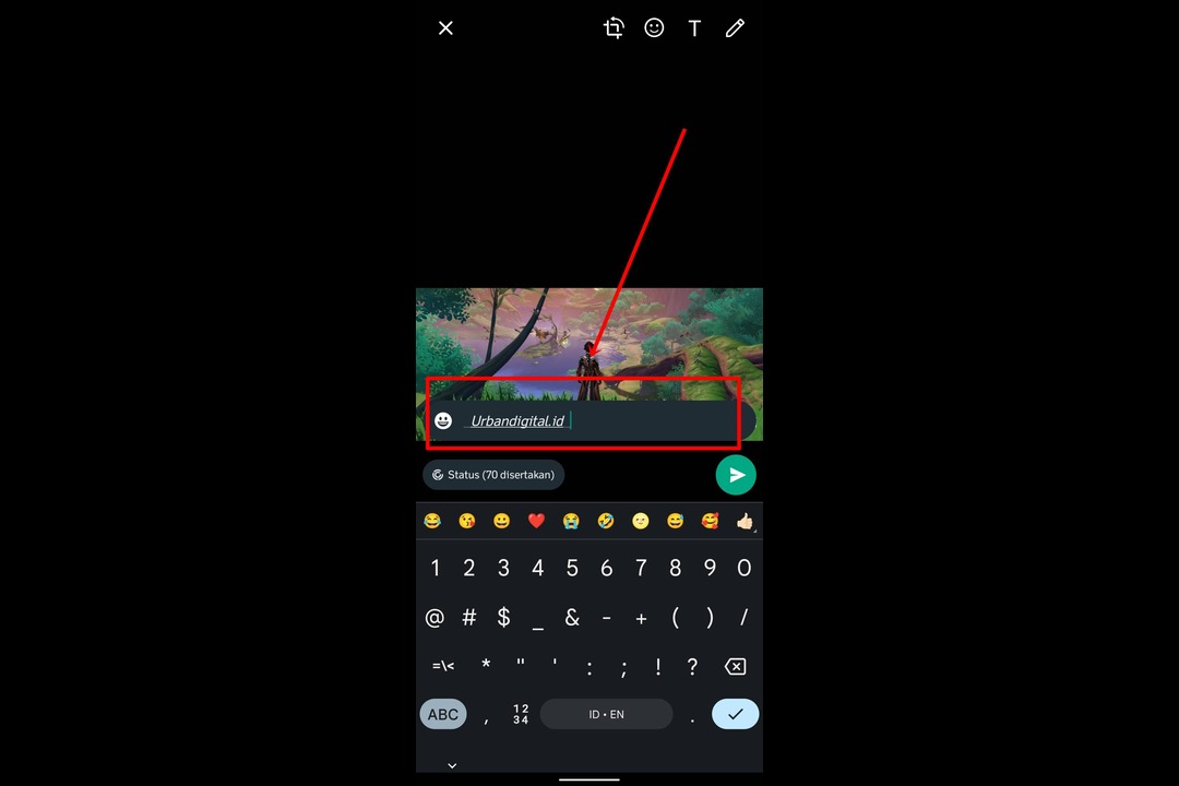 cara membuat tulisan miring di whatsapp