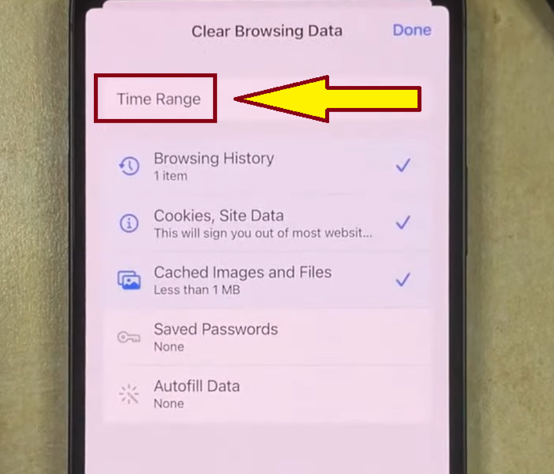 Cara Menghapus History Chrome di iPhone 4
