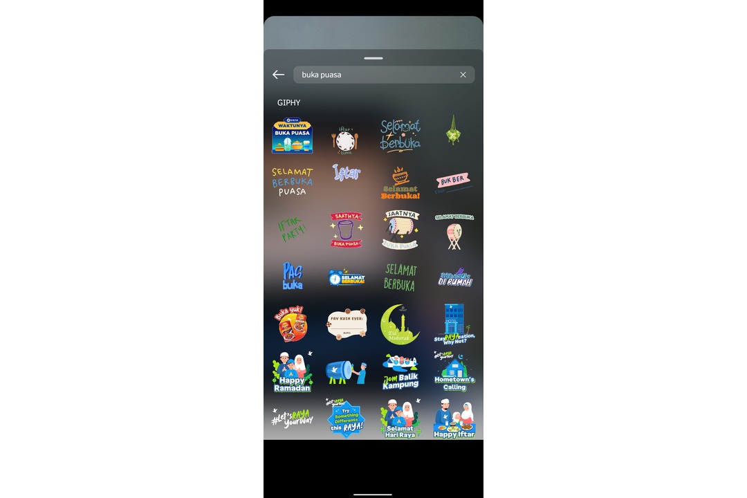 sticker instagram ramadhan
