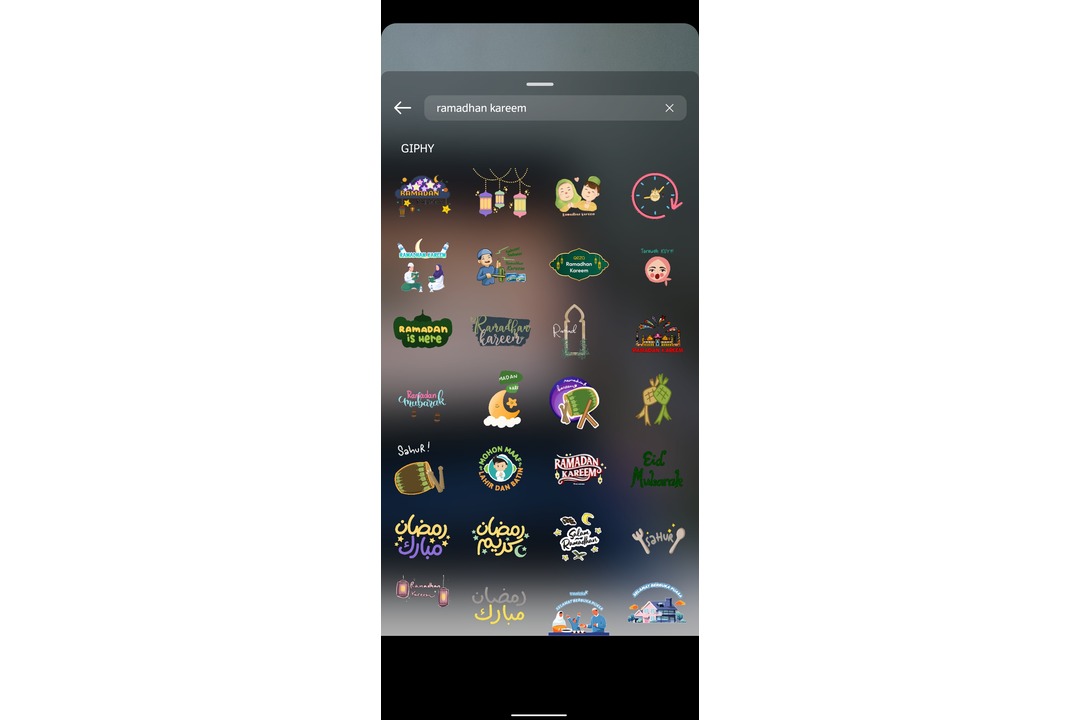 sticker instagram ramadhan