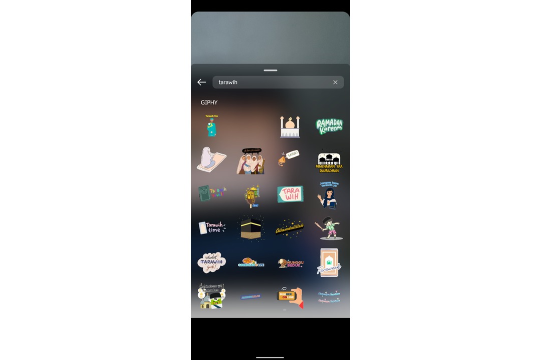 sticker instagram ramadhan