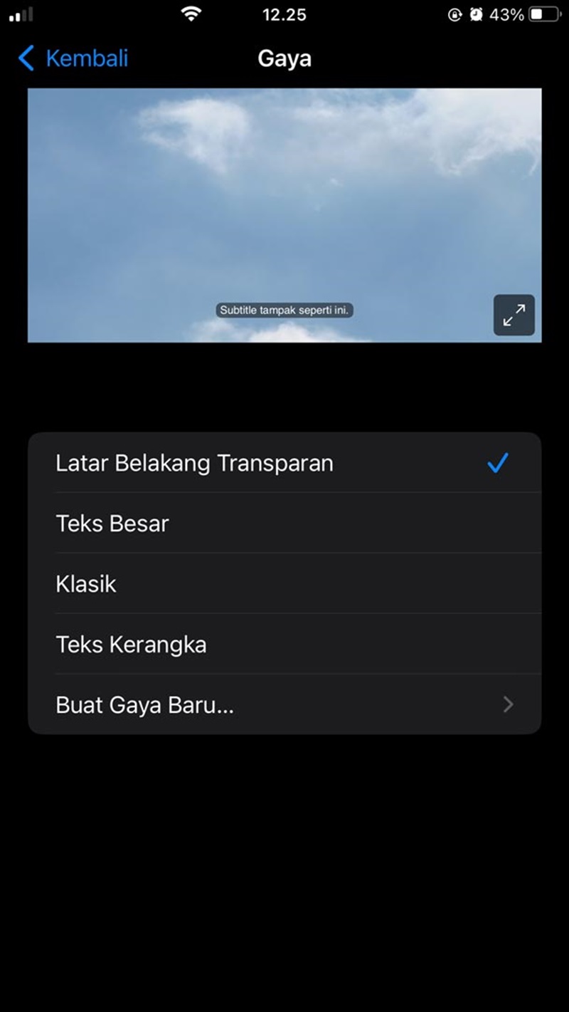 Ubah Tampilan Netflix di iPhone 4