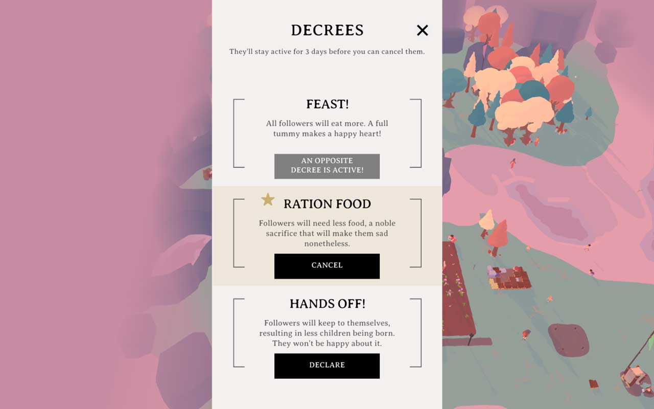 kebijakan di game outlanders