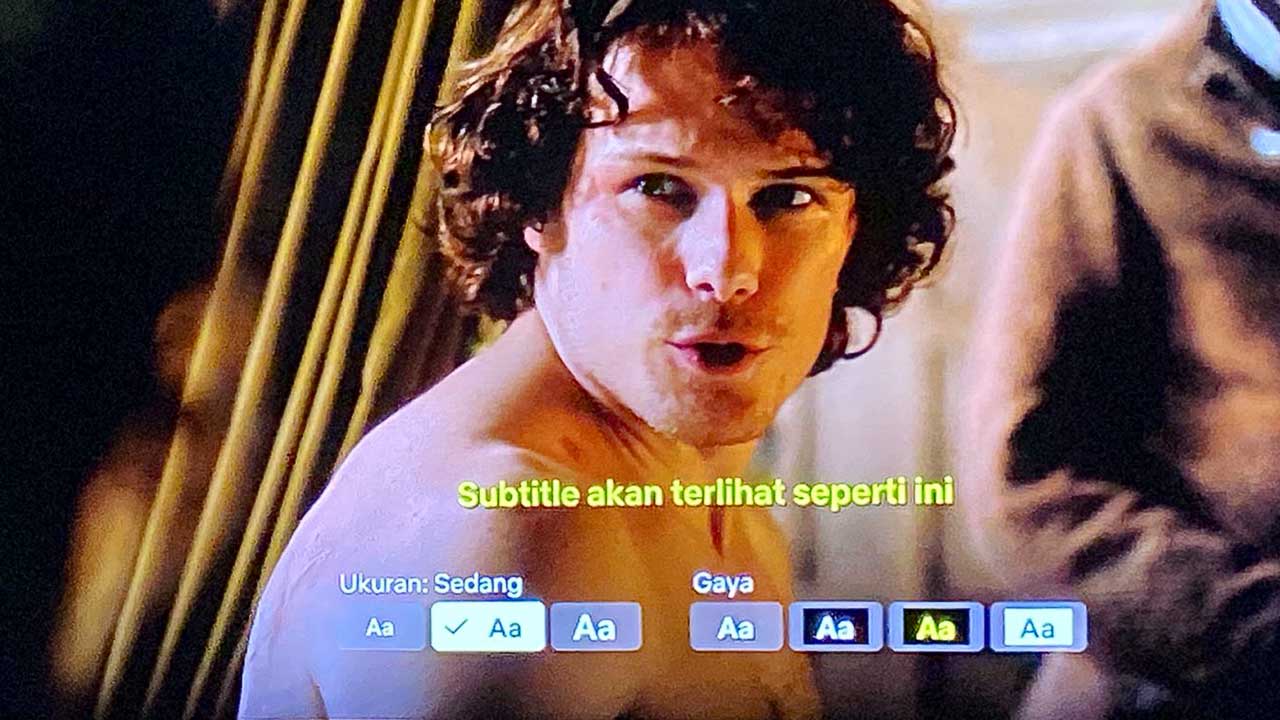 cara mengubah tampilan subtitle netflix di tv