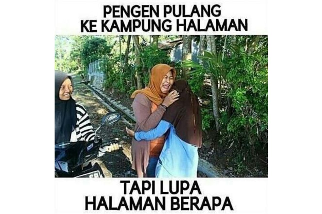 meme mudik lebaran