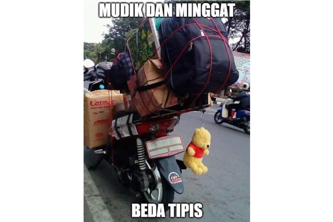 meme mudik lucu