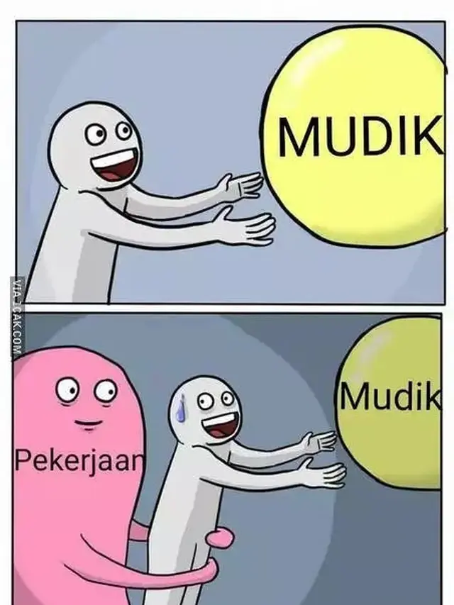 Meme Mudik Masih Kerja 2