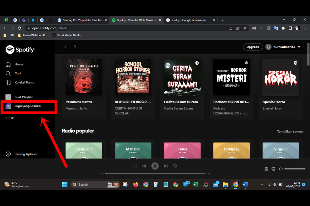cara dowload lagu di spotify pc