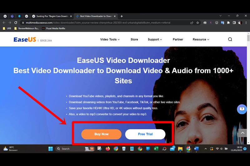 Cara Download Video di Facebook dengan EaseUS Video Downloader
