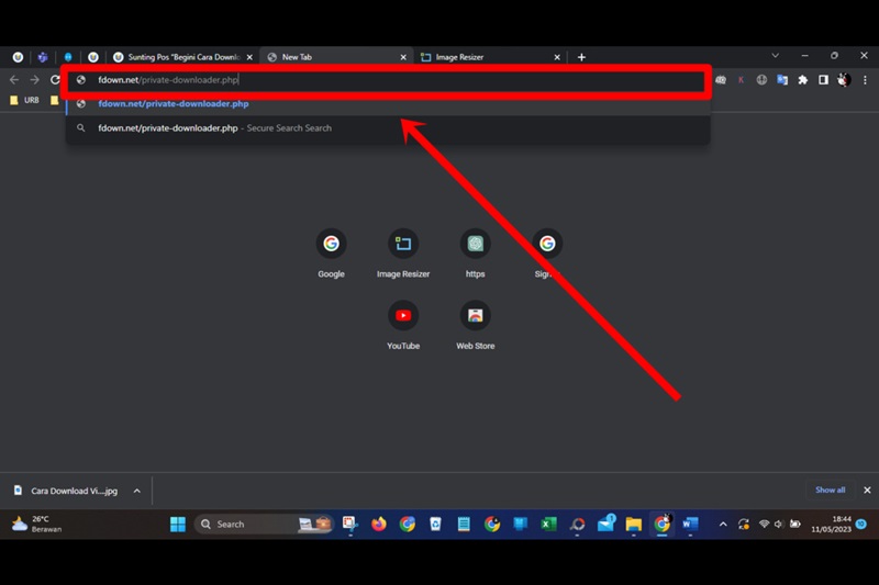 Cara Download Video di Facebook dengan Website FBDown 1