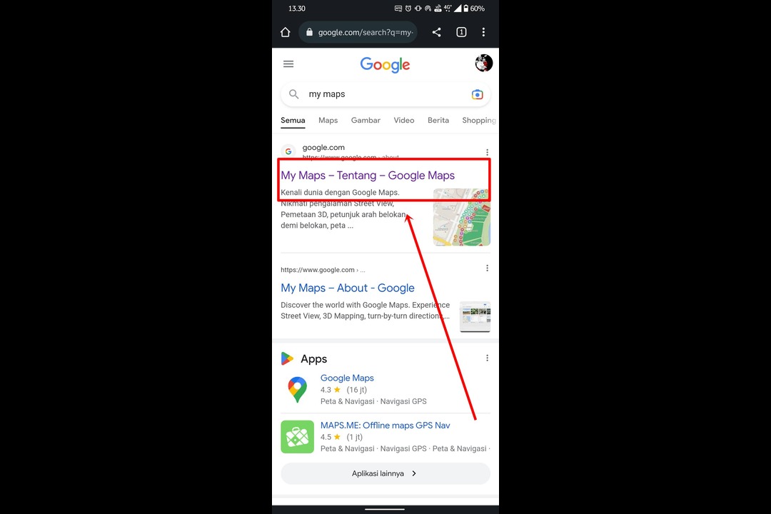 cara membuat alamat di google maps lewat hp