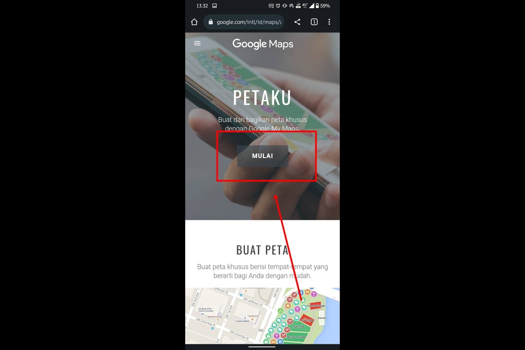 cara membuat alamat di google maps lewat hp