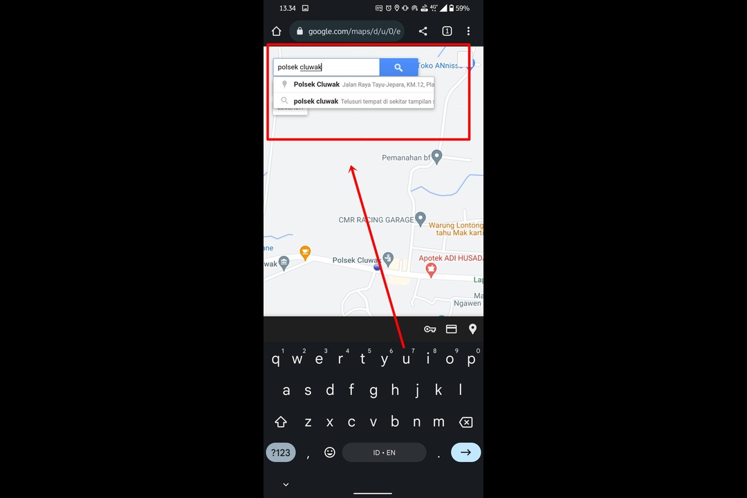 cara membuat alamat di google maps lewat hp