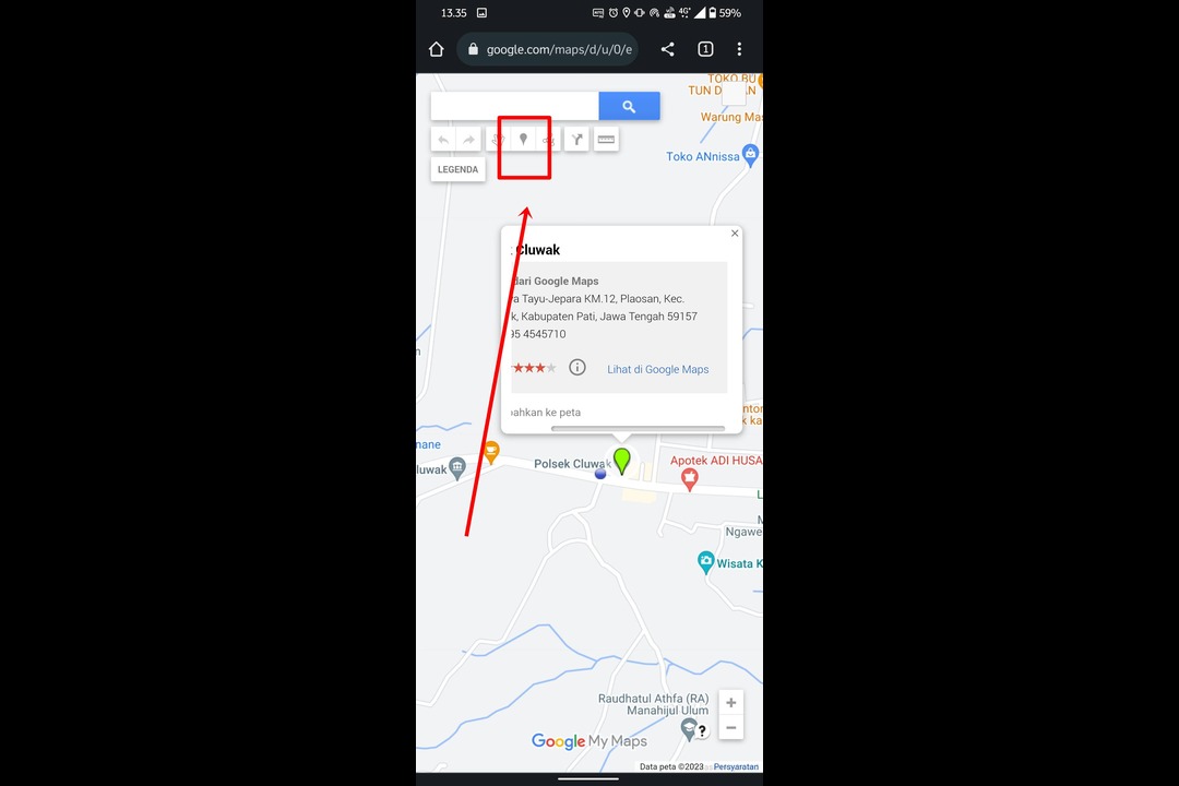 cara membuat alamat di google maps lewat hp