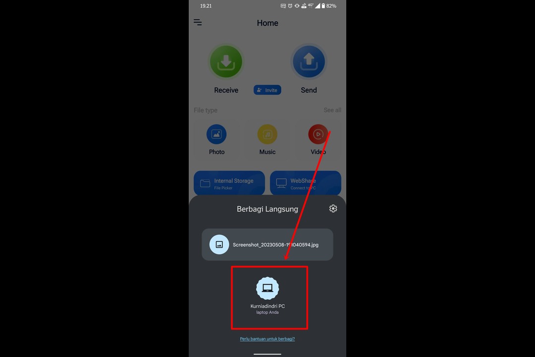 cara pakai google nearby share di windows