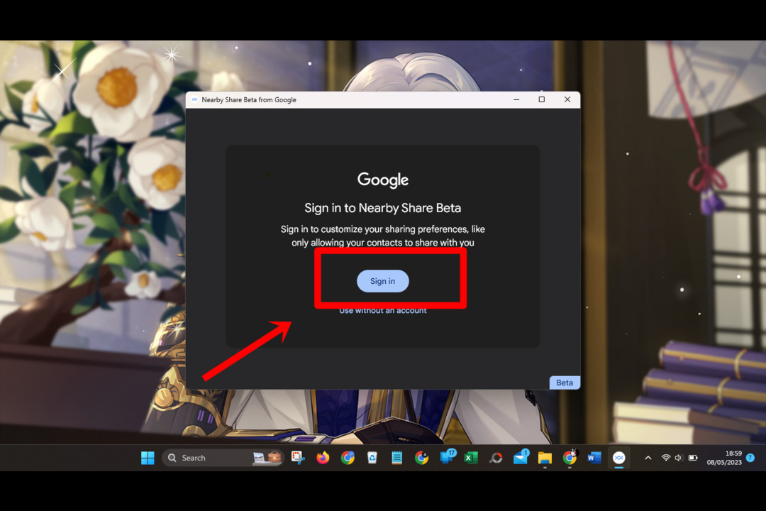 cara pakai google nearby share di windows