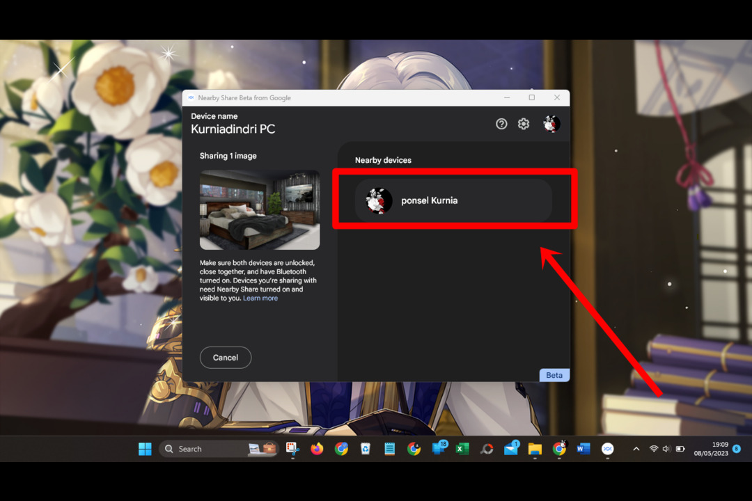 cara pakai google nearby share di windows