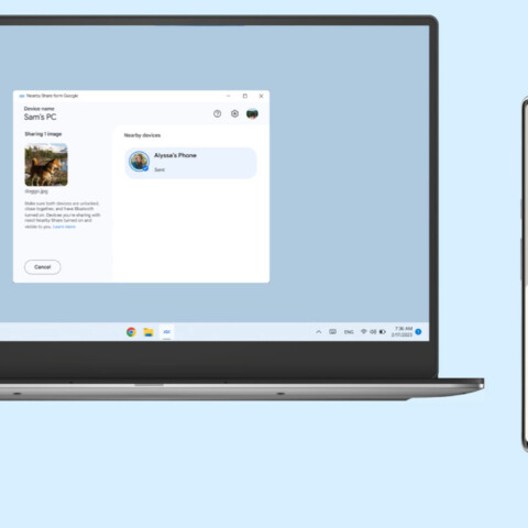 cara pakai google nearby share di windows