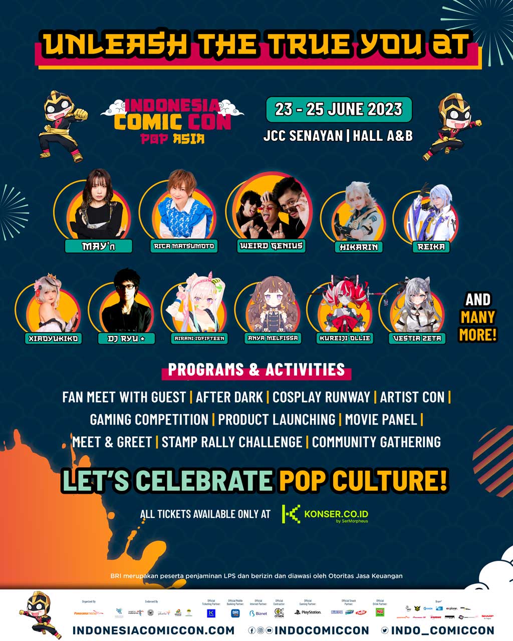 poster indonesia comic con 2023