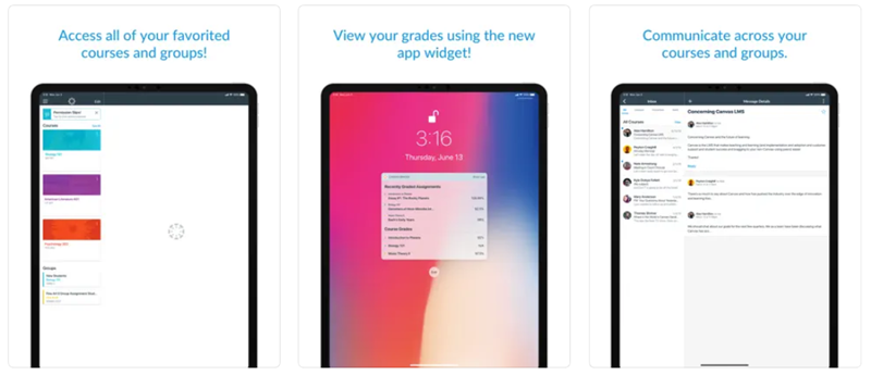 Canvas Student - aplikasi ipad terbaik