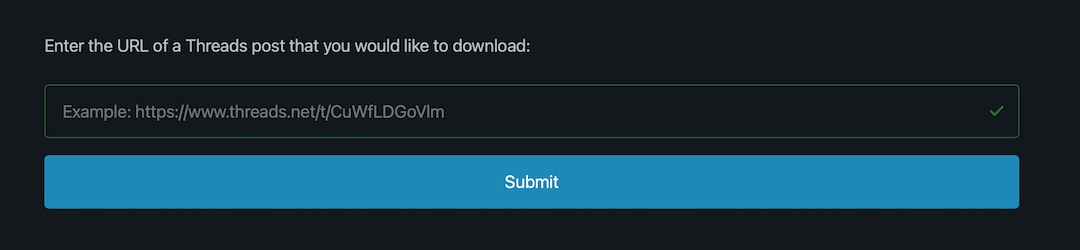 cara download video threads