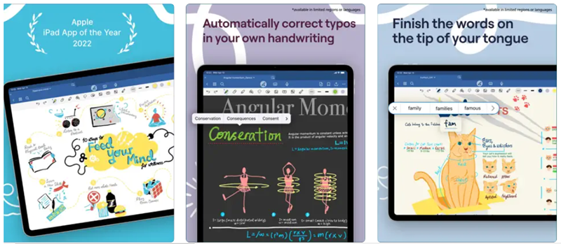 Goodnotes 6 - aplikasi ipad terbaik