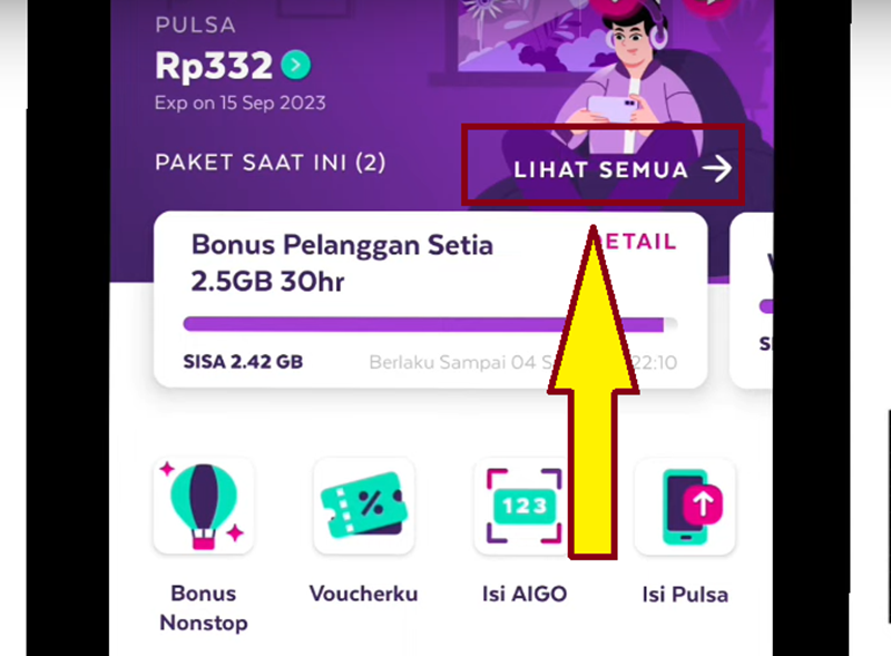 Screenshot aplikasi AXIS 2