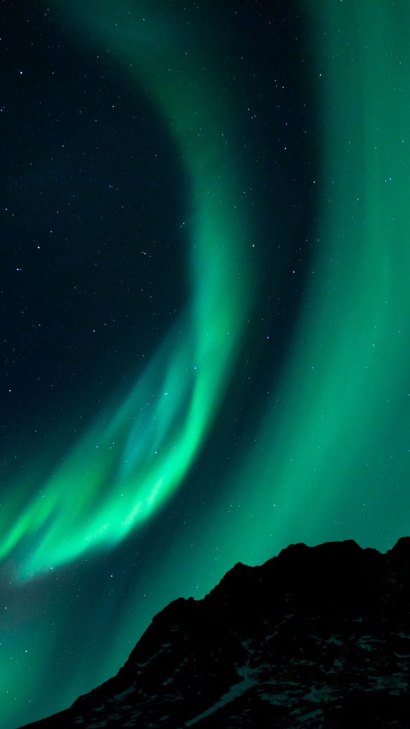 Wallpaper iPhone X tema Aurora