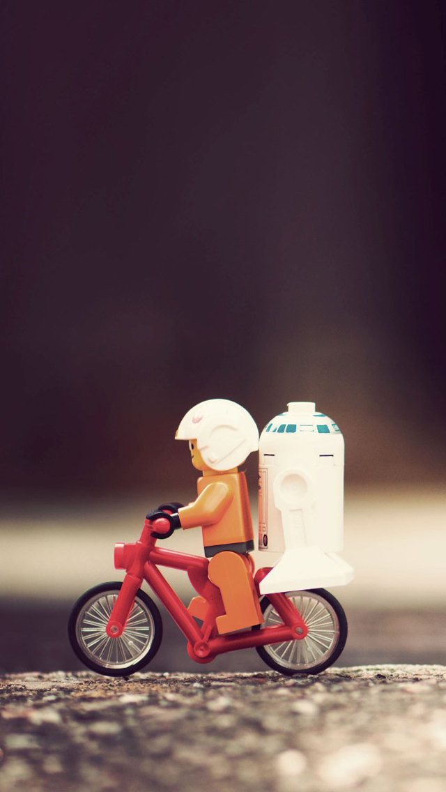 Wallpaper iPhone X tema Lego