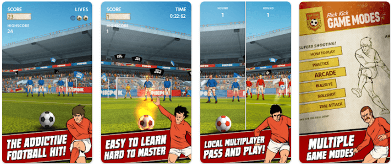Flick Kick Football Kickoff