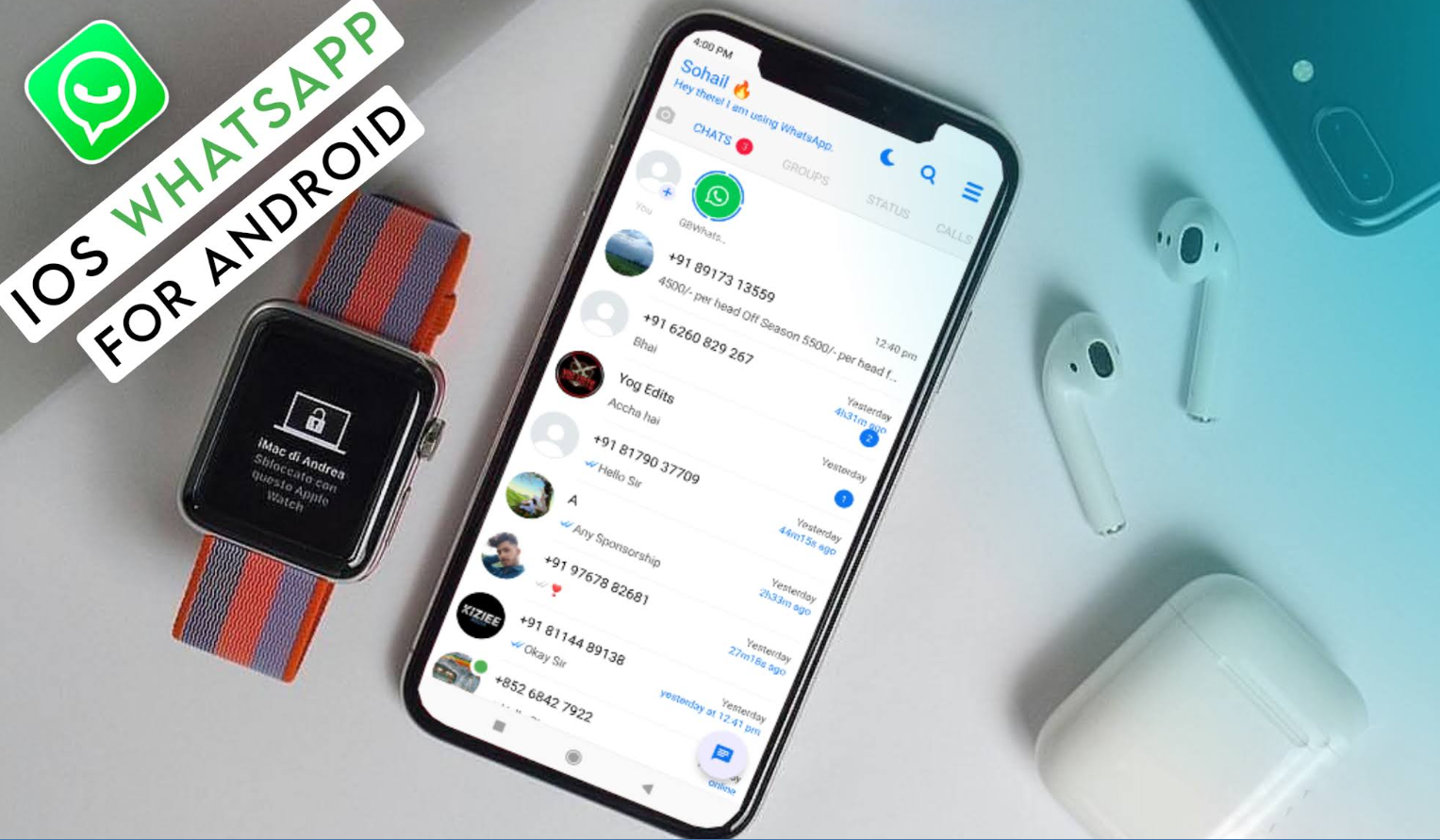apa itu tema whatsapp iphone