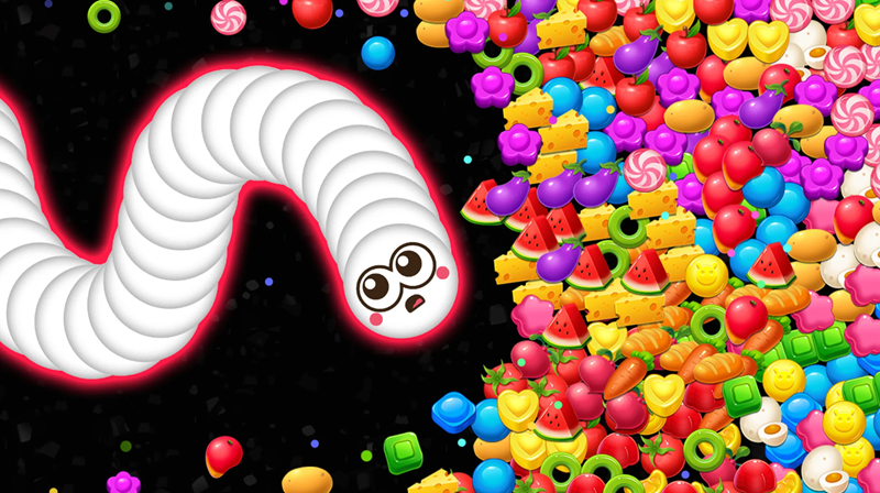 Worm Race - game cacing