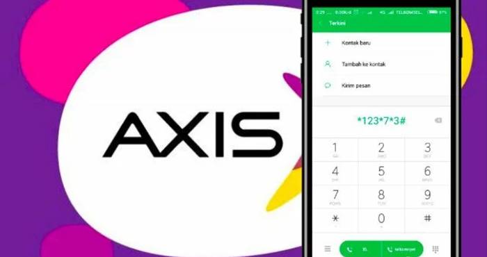 cara cek nomor axis