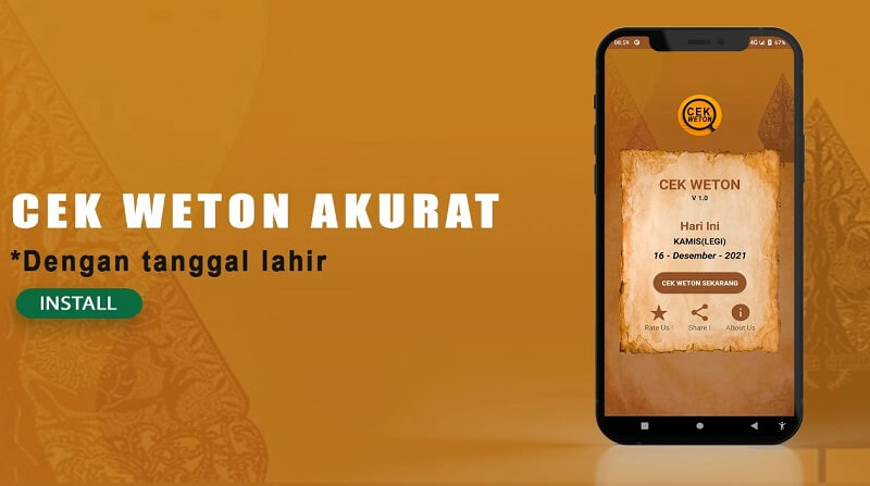 Cek Weton dari Tanggal Lahir