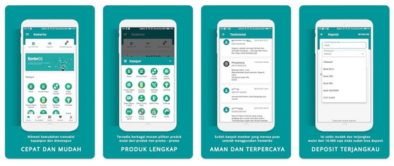 KonterGo - aplikasi jual pulsa