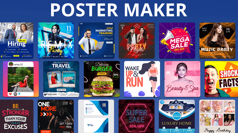Poster maker, Flyer, Banner - aplikasi android untuk membuat poster