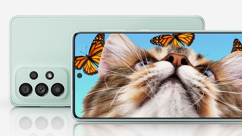 Desain dan layar samsung A73