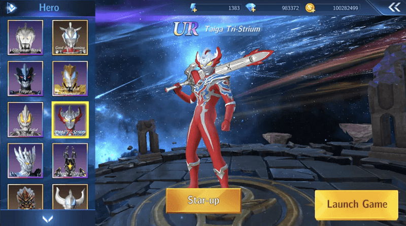 Game Ultraman Fighting Heroes