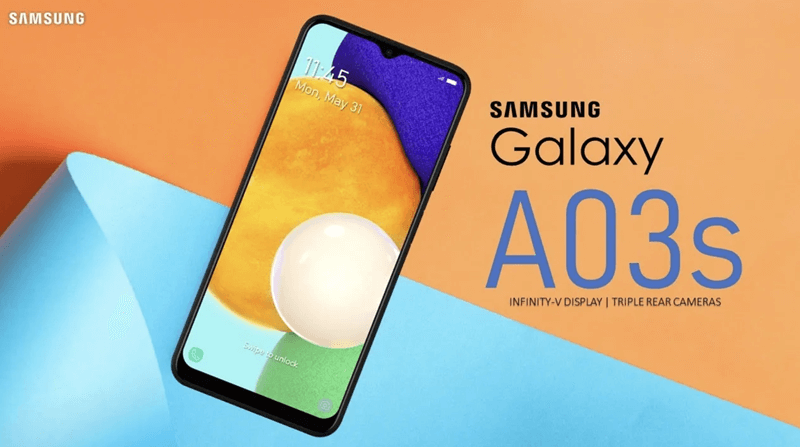 Layar Samsung A03s