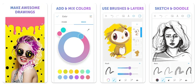 Picsart Color - aplikasi android menggambar terbaik