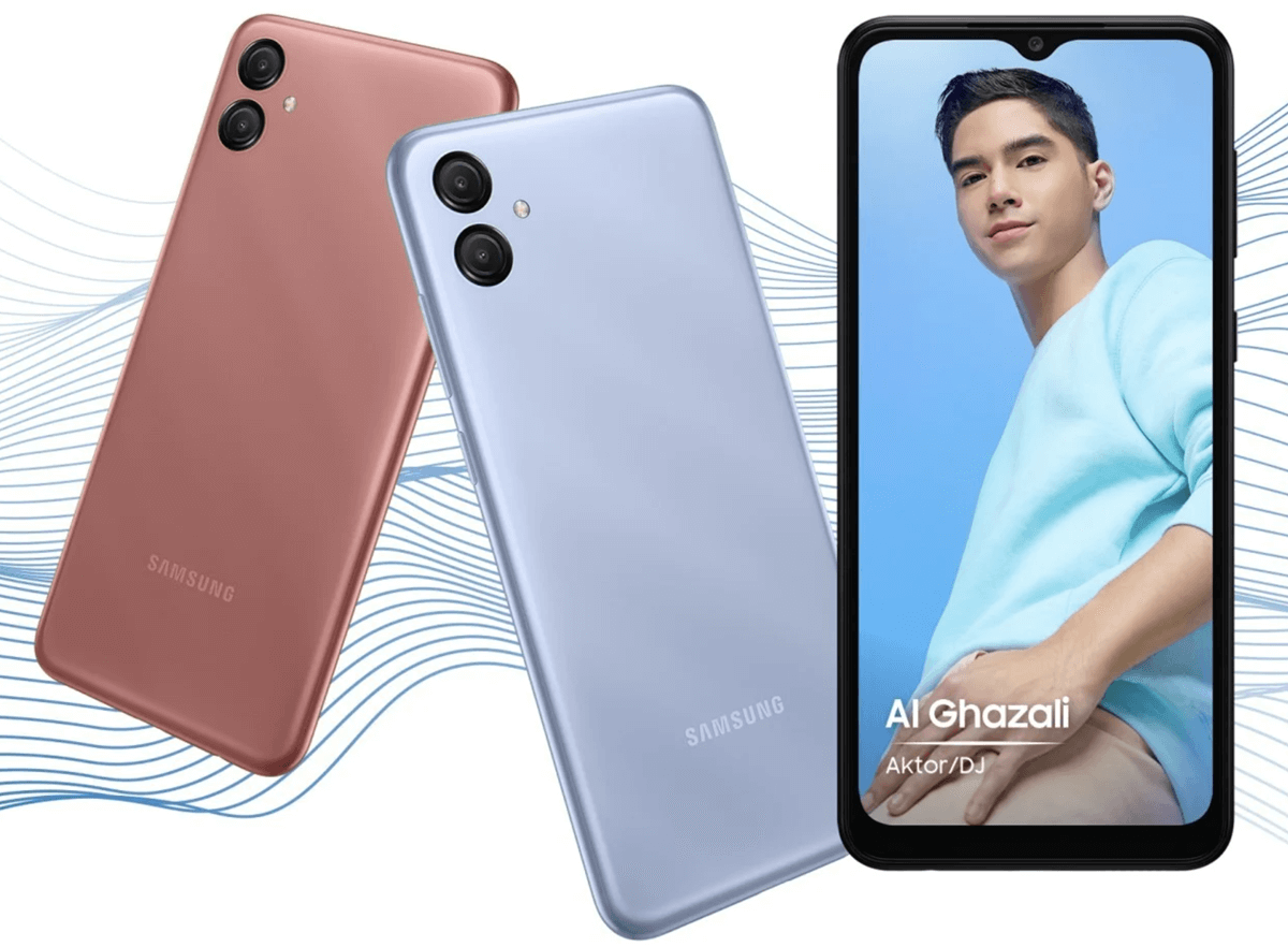 Samsung A04e harga dan spesifikasi