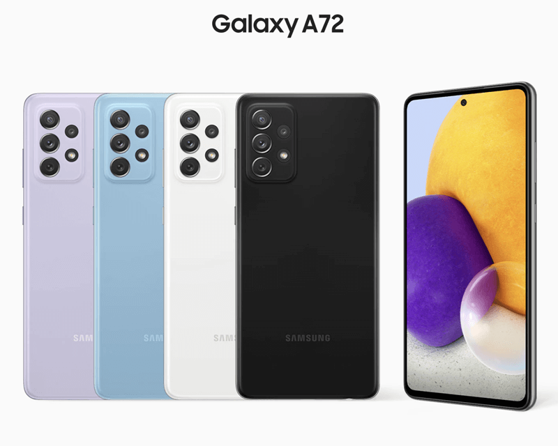 desai dan layar Samsung A72