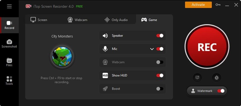 game - itop screen recorder