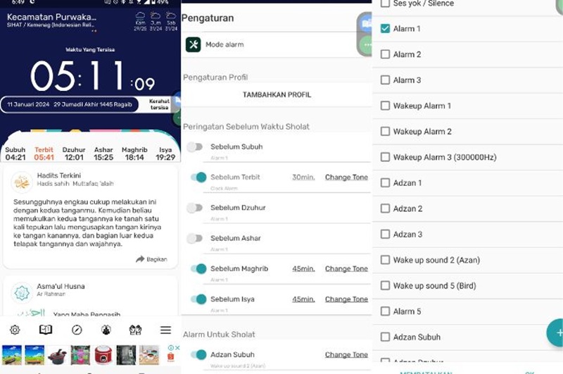 Azan Time Pro - Quran & Qiblah - aplikasi adzan