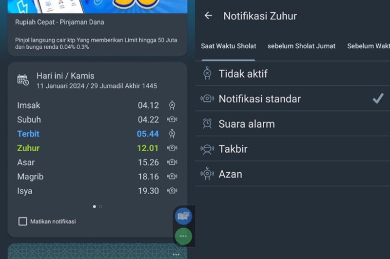 Prayer Times and Qibla