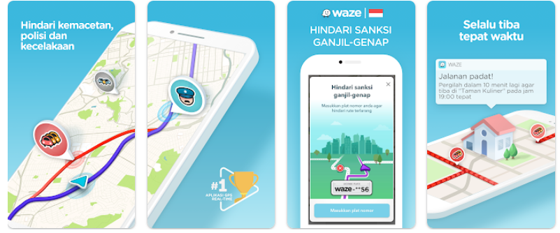 Waze - aplikasi gps