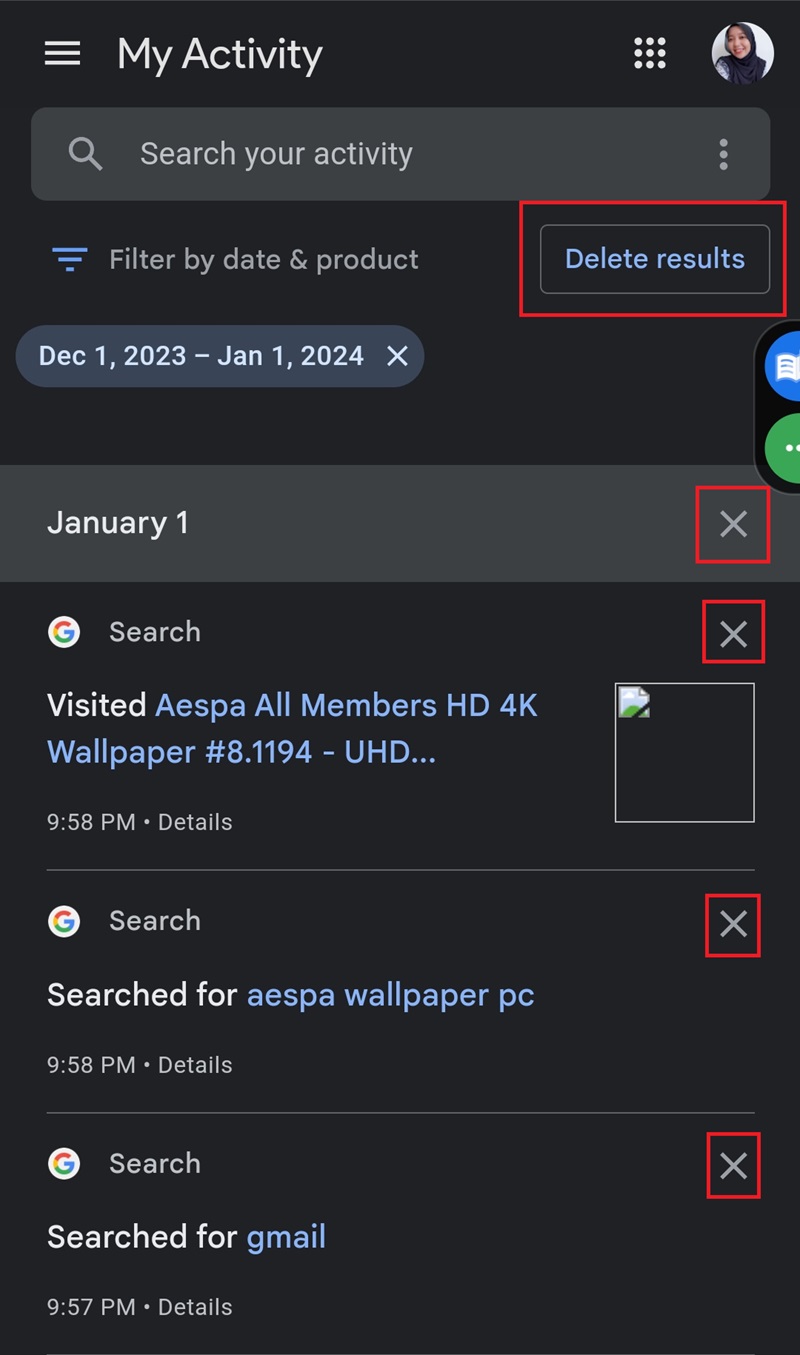Cara Menggunakan My Activity Google 7